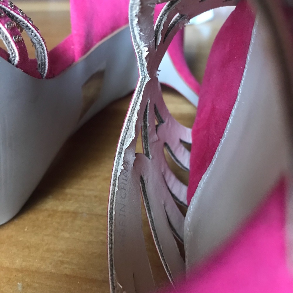 Pink open toe shoes - Picture 8 of 8